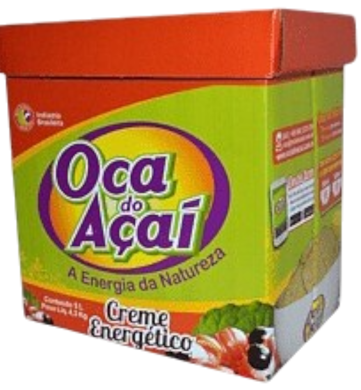 Foto de uma caixa de creme energético